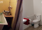 łazienka przed i po 