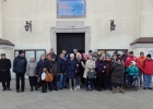 Wspólnota SPES przed sanktuarium w Gidlach