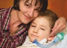 dziecko w ciężkim stanie klinicznym wraz z mamą
